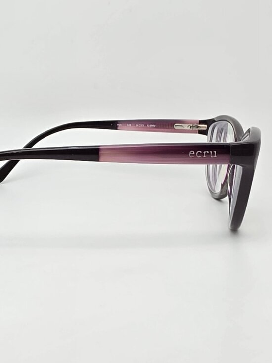 ECRU Cooper 046 Purple Light Purple Cat Eye Eyeglasses Frame w/ Flexhinge 54mm main image 8